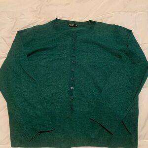 SHEIN Green Women's Cardigan Sweater